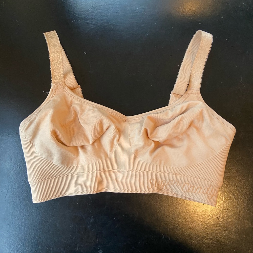 Sugar Candy Basic Bralette - Nude, Size S